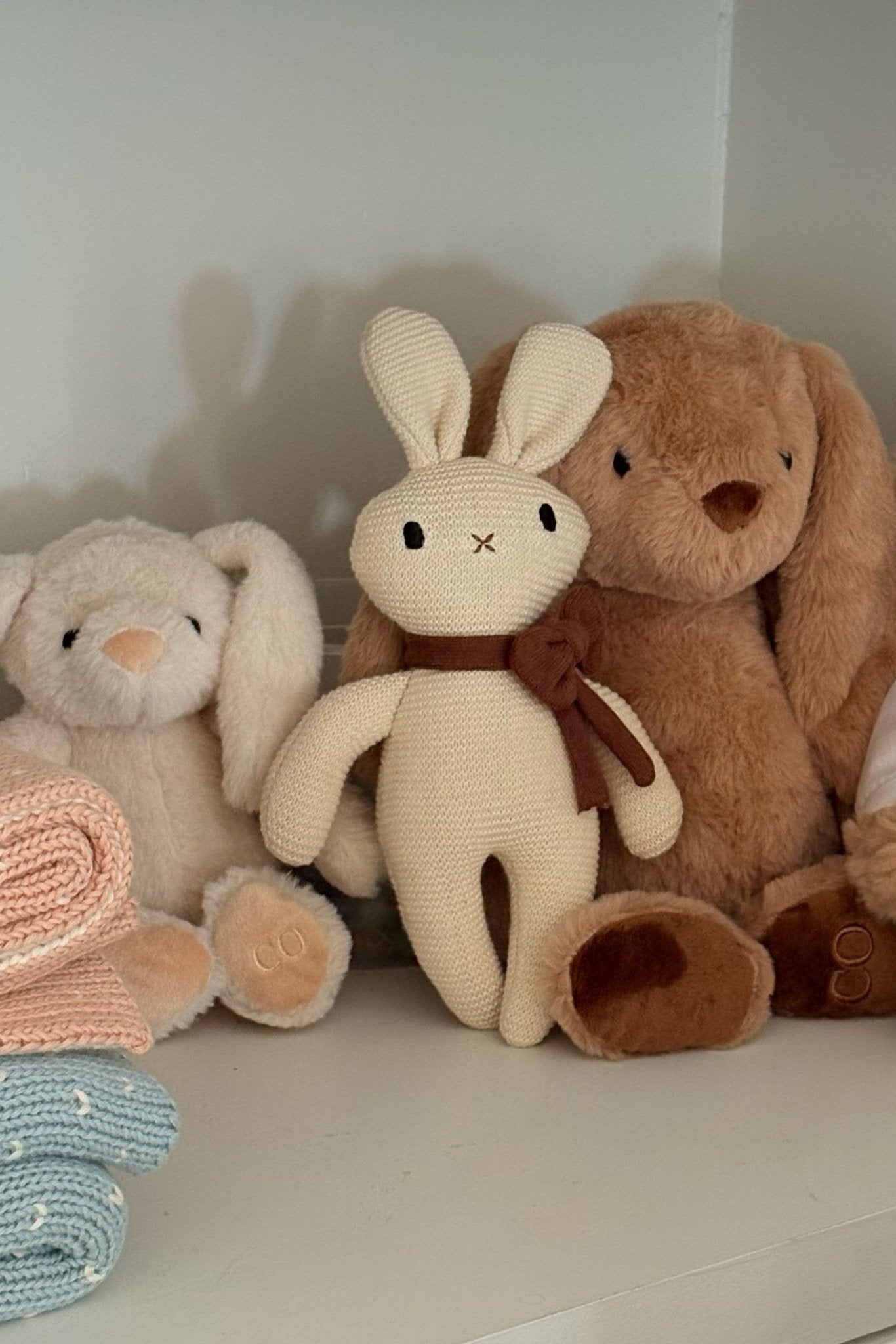 Detalle Peluche Conejo Con Lazo De Algodón Cristina Oria