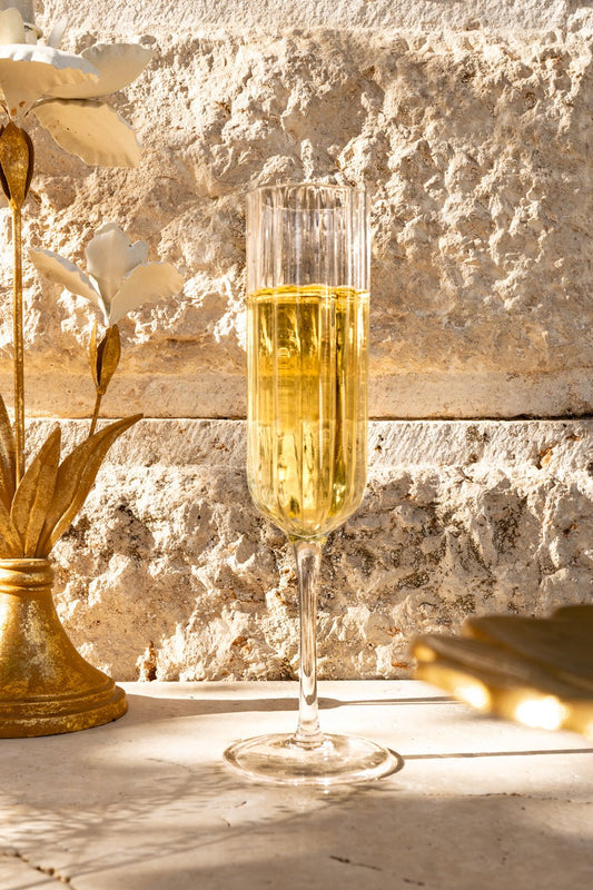 Copa De Champagne Cristal Ondas