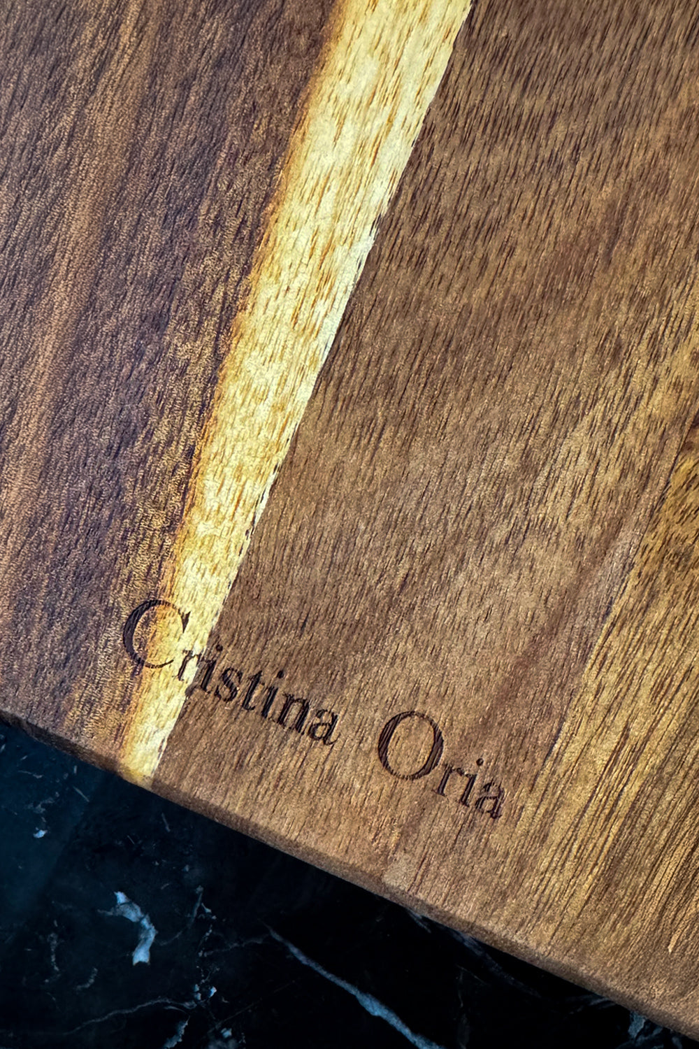 Tabla Rectangular De Madera Con Mango
