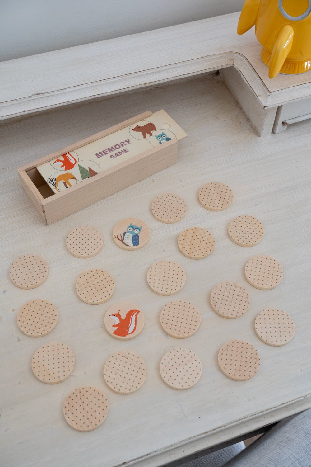 Detalle Juego Memory De Madera Para Niños Cristina Oria