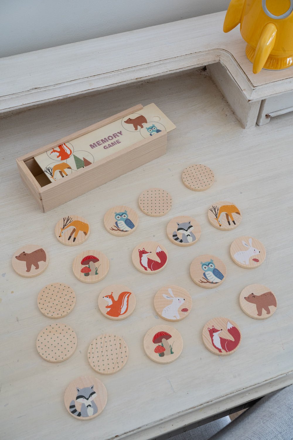 Juego Memory De Madera Para Niños Cristina Oria