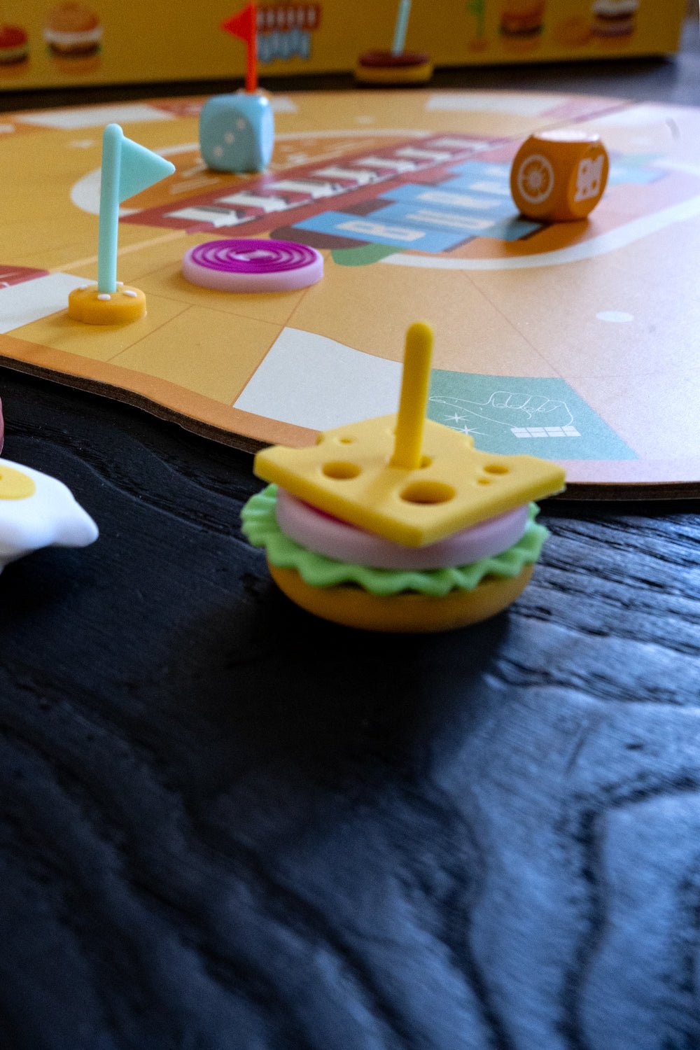 Detalle Fichas Juego De Mesa The Perfect Burger Cristina Oria