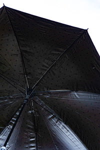 Paraguas Con Diseño De Puntos Blancos Y Negros