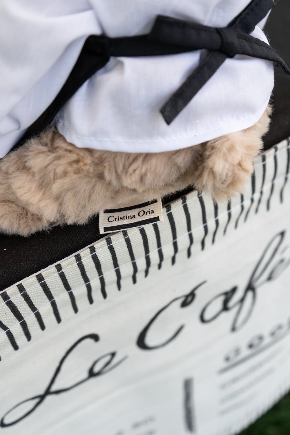 Detalle Etiqueta Peluche Oso Chef Co Cristina Oria