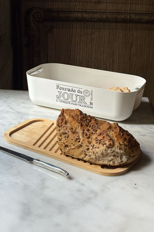 Panera Con Tabla Para Cortar Blanca Cristina Oria