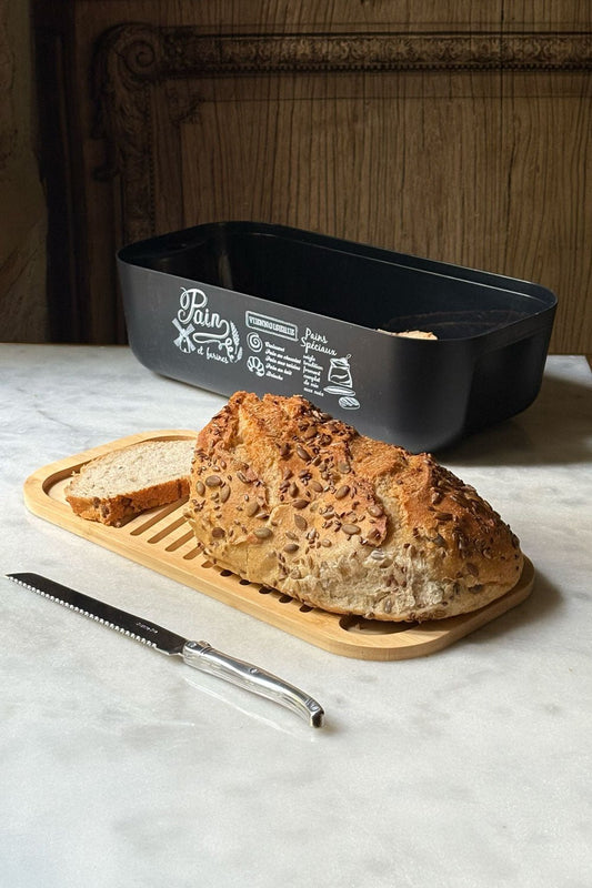 Panera Con Tabla Para Cortar Negra Cristina Oria