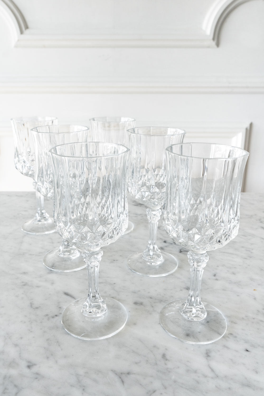 Set 6 Copas De Vino Cristal D'Arques Longchamp Cristina Oria