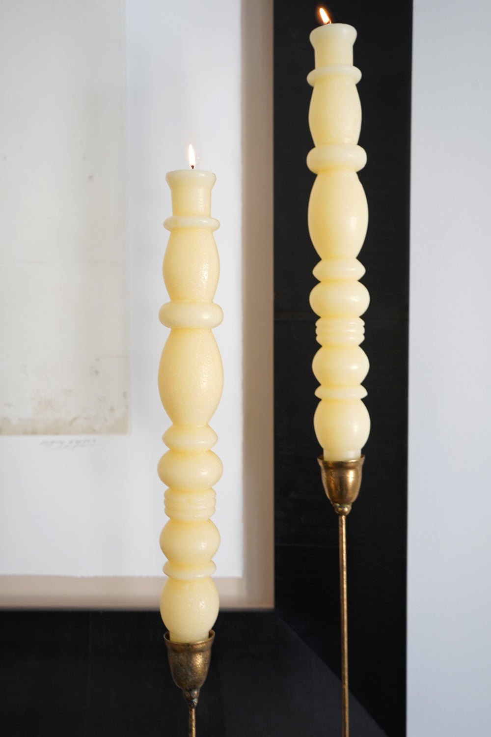 Set De Dos Velas Con Diseño De Candelabro Cerabella Cristina Oria