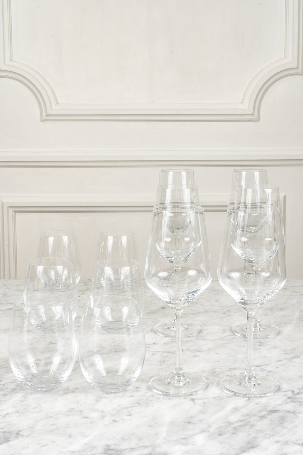 Set 12 Piezas Vasos Y Copas Cristalería Sommelier Cristina Oria