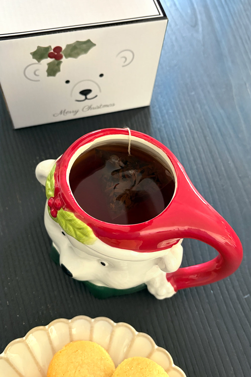 Detalle Taza Con Diseño De Oso Polar Navidad Cristina Oria