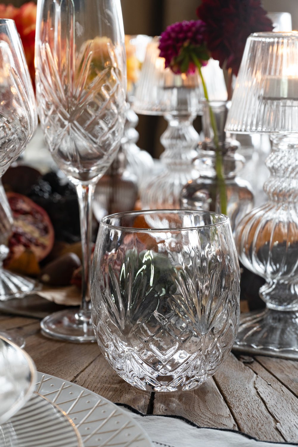 Vaso Cristal Oval Pequeño Espiga Cristina Oria