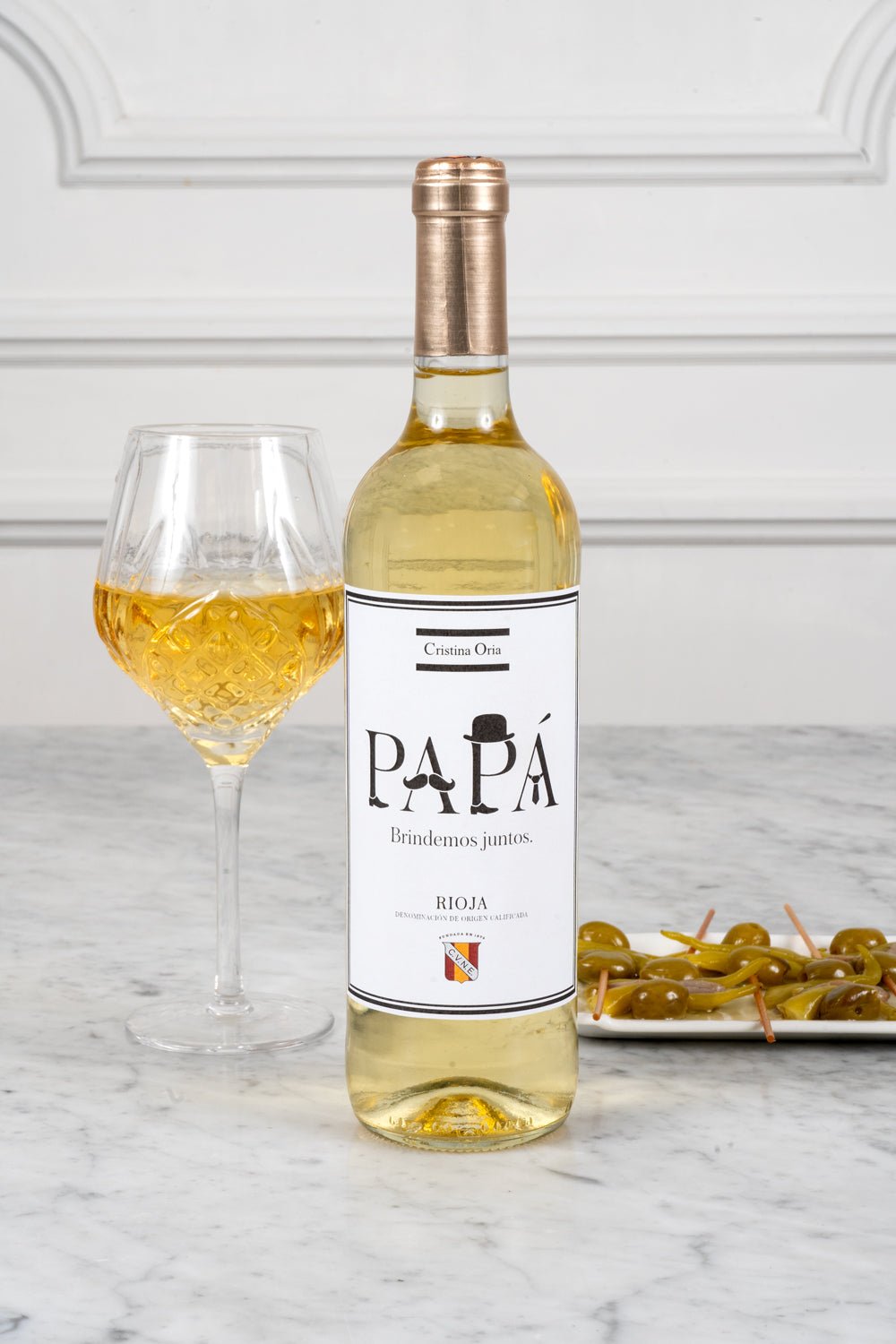 Detalle Vino Caja Vino Blanco & Enfriador Especial Día Del Padre Cristina Oria