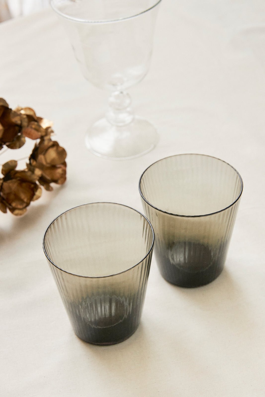 Vaso Agua Gris Texturizado Cristina Oria - Cristina Oria