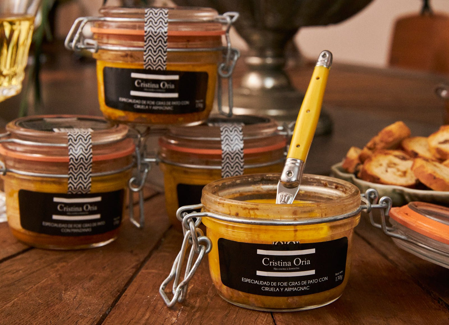 Foie Gras Cuit Ciruela 130G - Cristina Oria