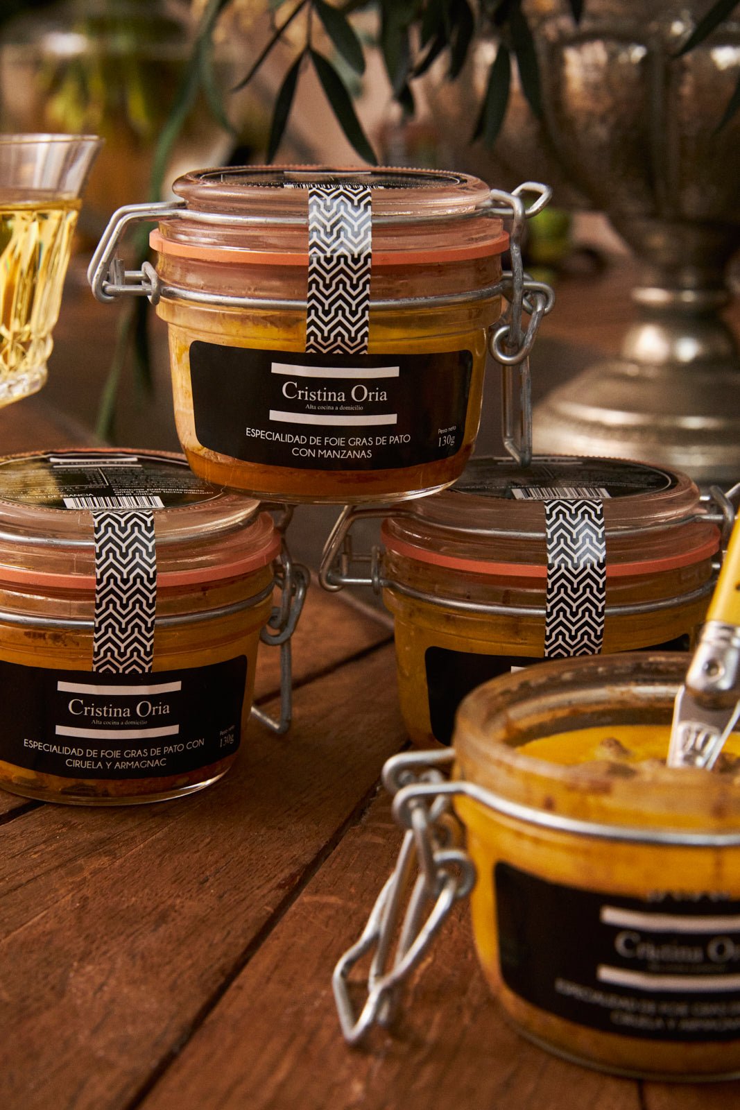 Foie Gras Cuit Con Manzana 130G - Cristina Oria