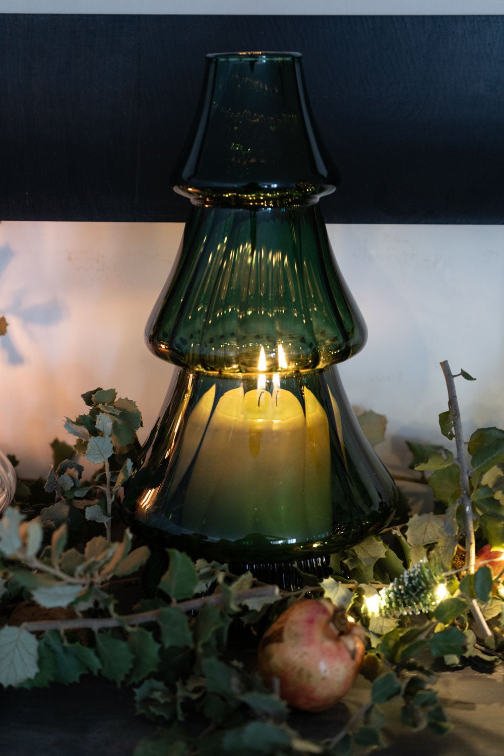 Candelabro De Cristal Con Diseño De Árbol Verde - Cristina Oria