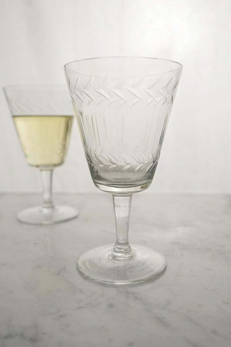 Copa Cristal Vino Transparente Picos – Cristina Oria