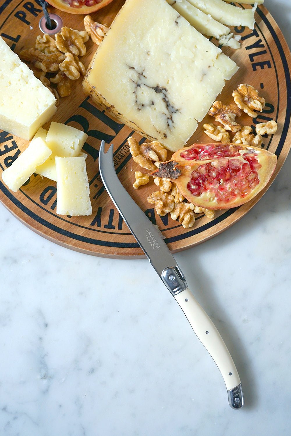 Cuchillo Queso Blanco Laguiole Co En Caja De Madera - Cristina Oria