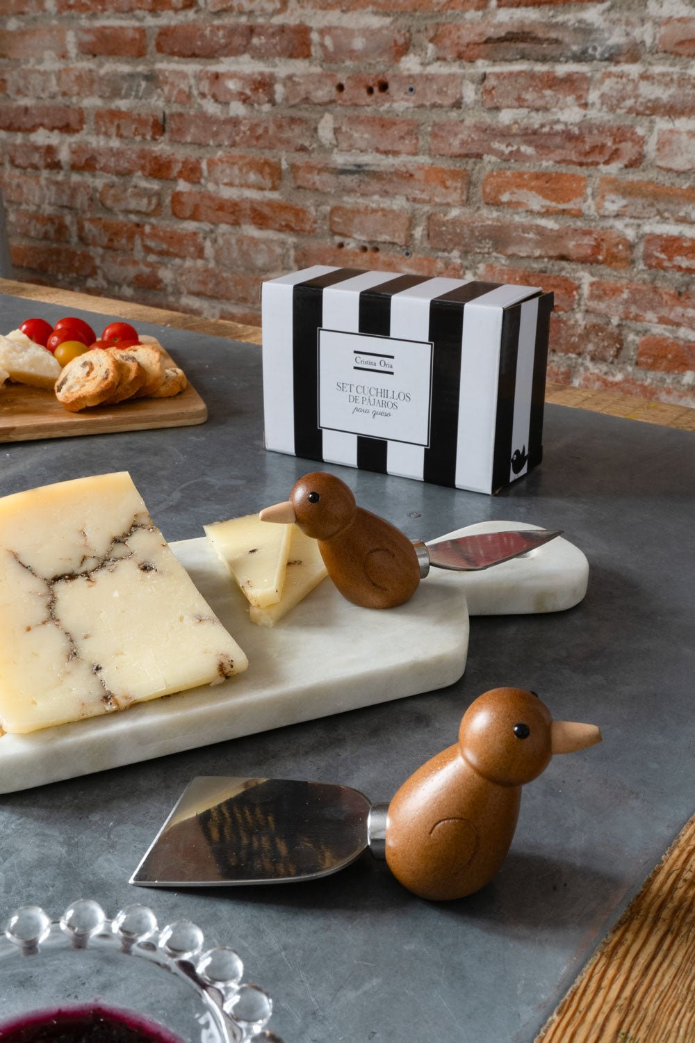 Set Cuchillos De Pájaros Para Queso Co - Cristina Oria