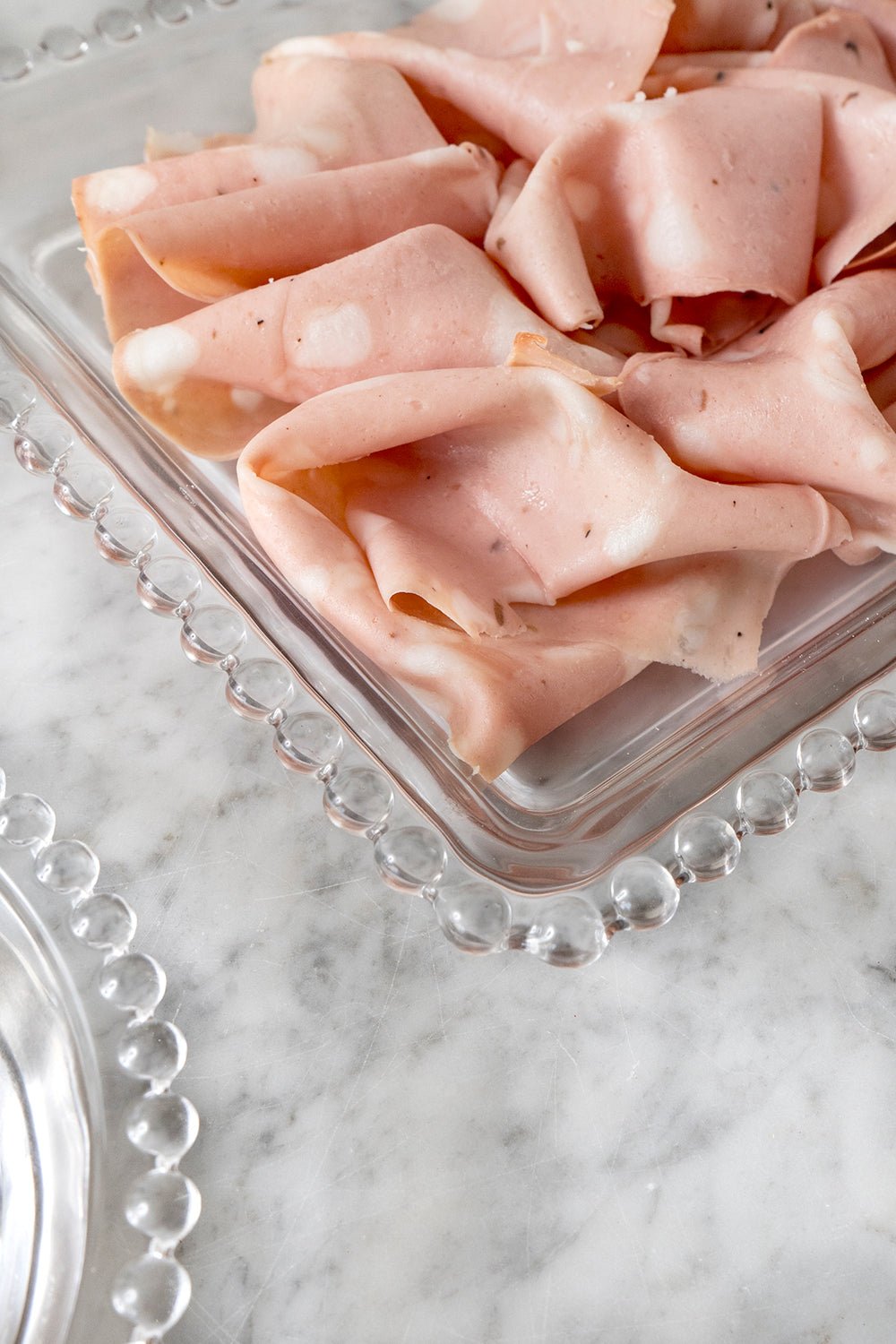 Bandeja Rectangular Cristal Bolitas Grande - Cristina Oria