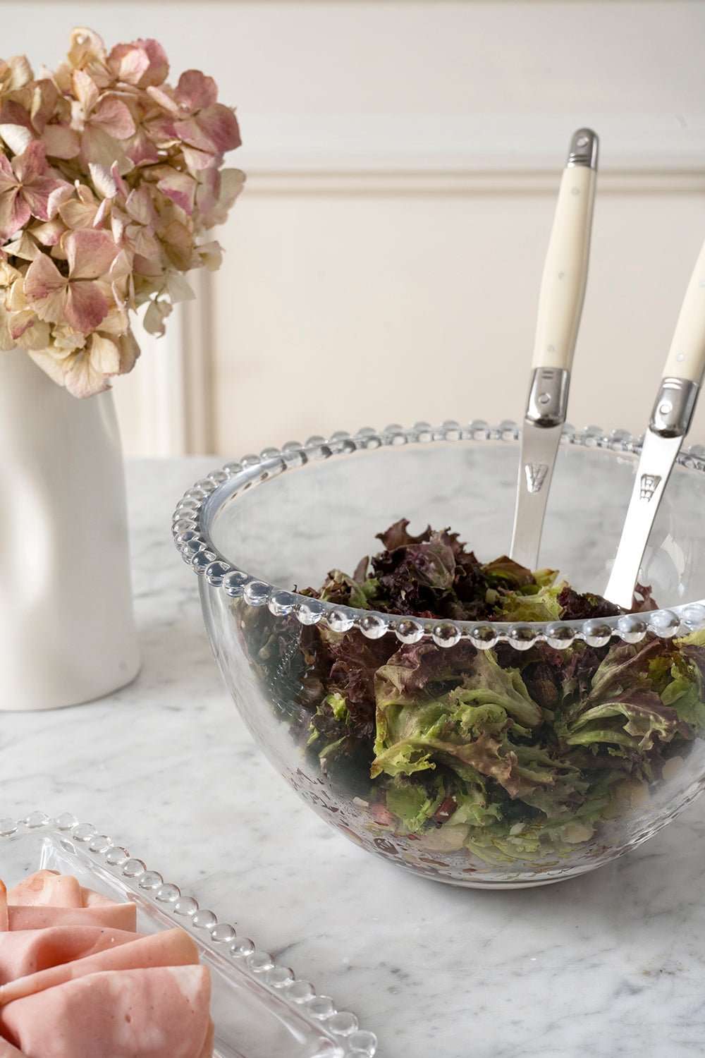 Ensaladera Cristal Bolitas - Cristina Oria