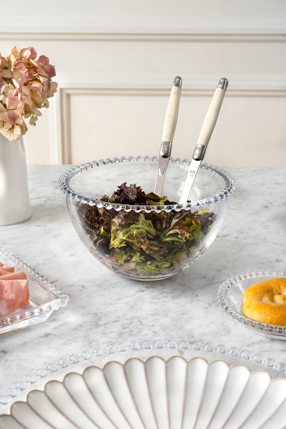 Ensaladera Cristal Bolitas - Cristina Oria