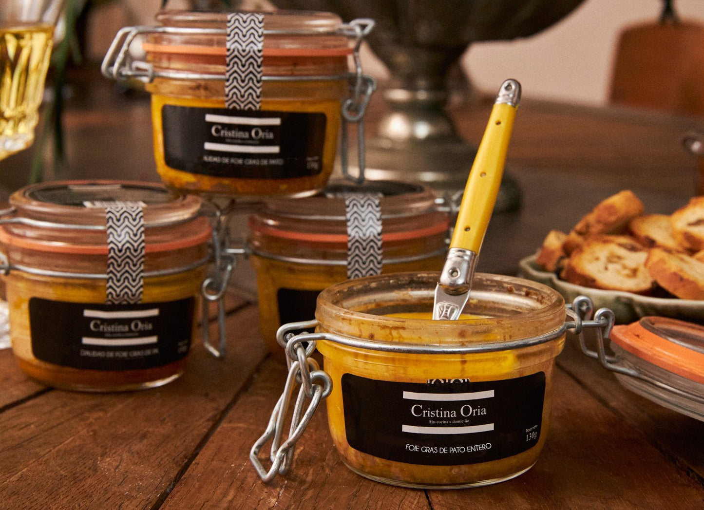 Foie Gras Cuit De Pato Entero 130G - Cristina Oria