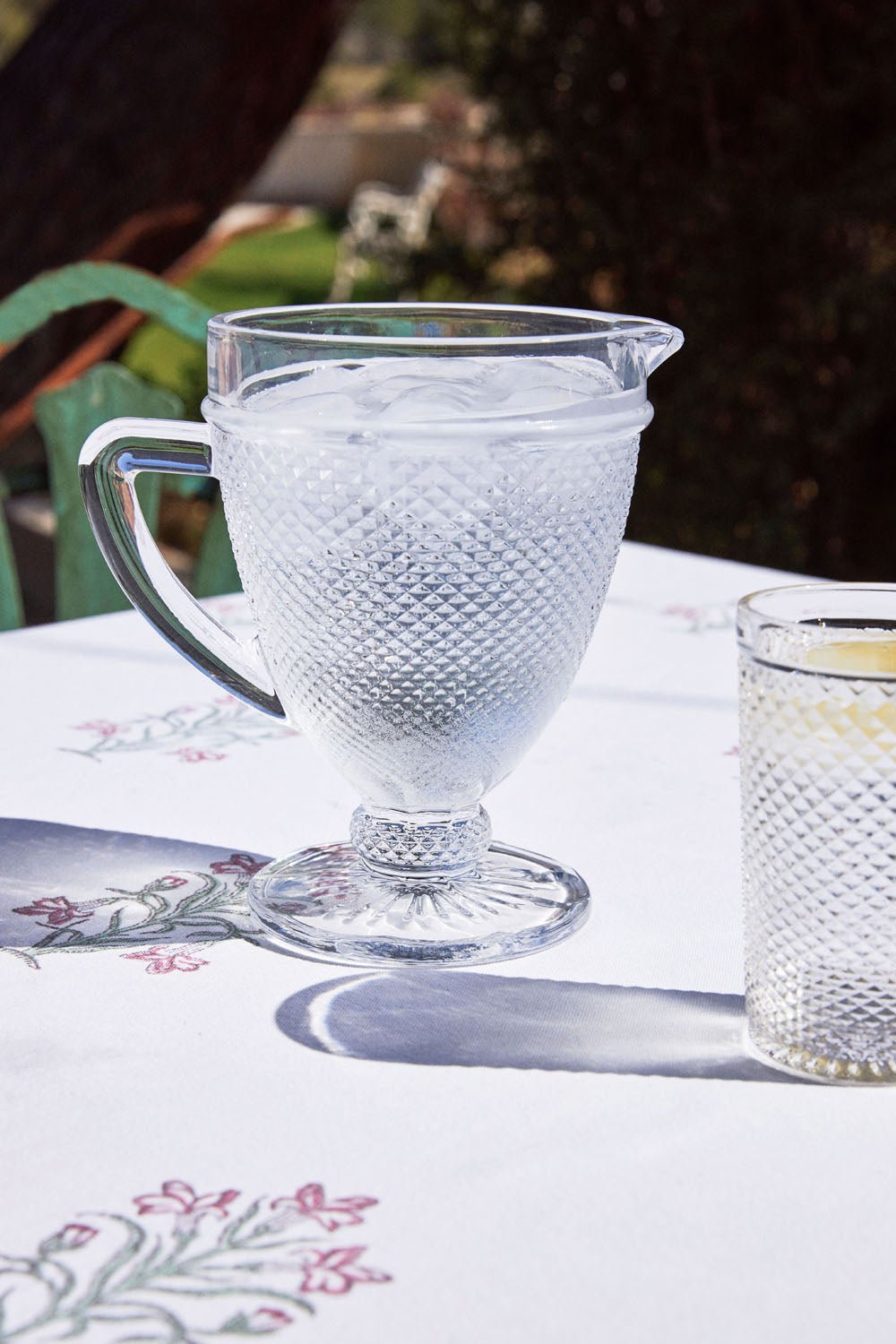 Jarra De Cristal Transparente Picos - Cristina Oria
