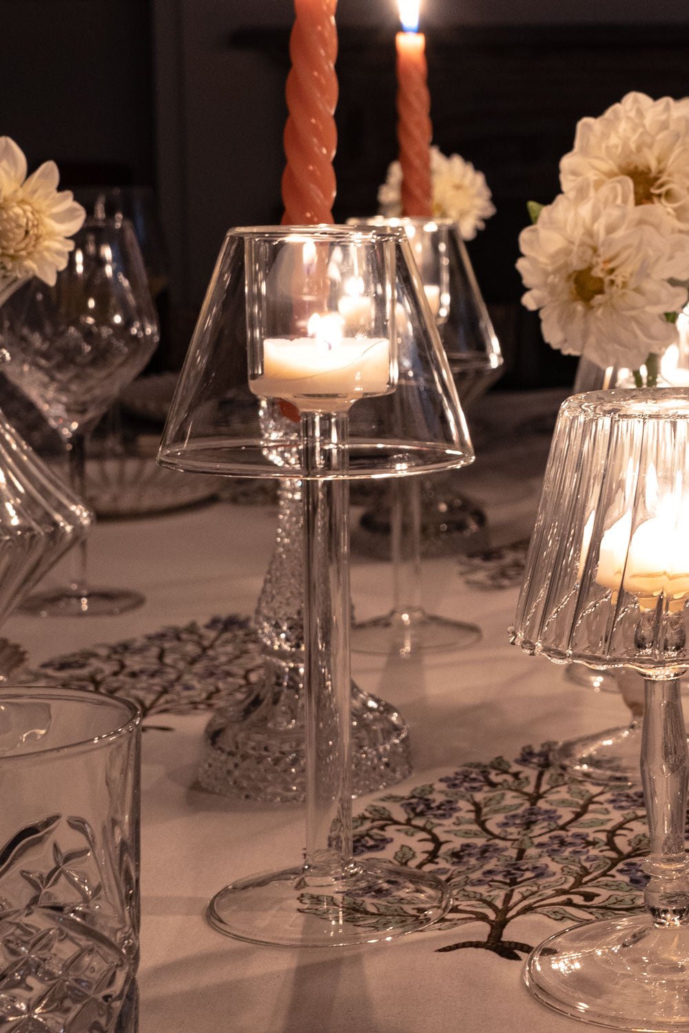 Candelabro De Cristal Con Diseño De Lámpara Transparente - Cristina Oria