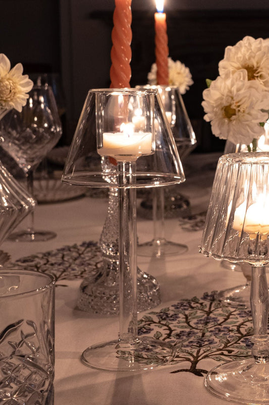 Candelabro De Cristal Con Diseño De Lámpara Transparente - Cristina Oria