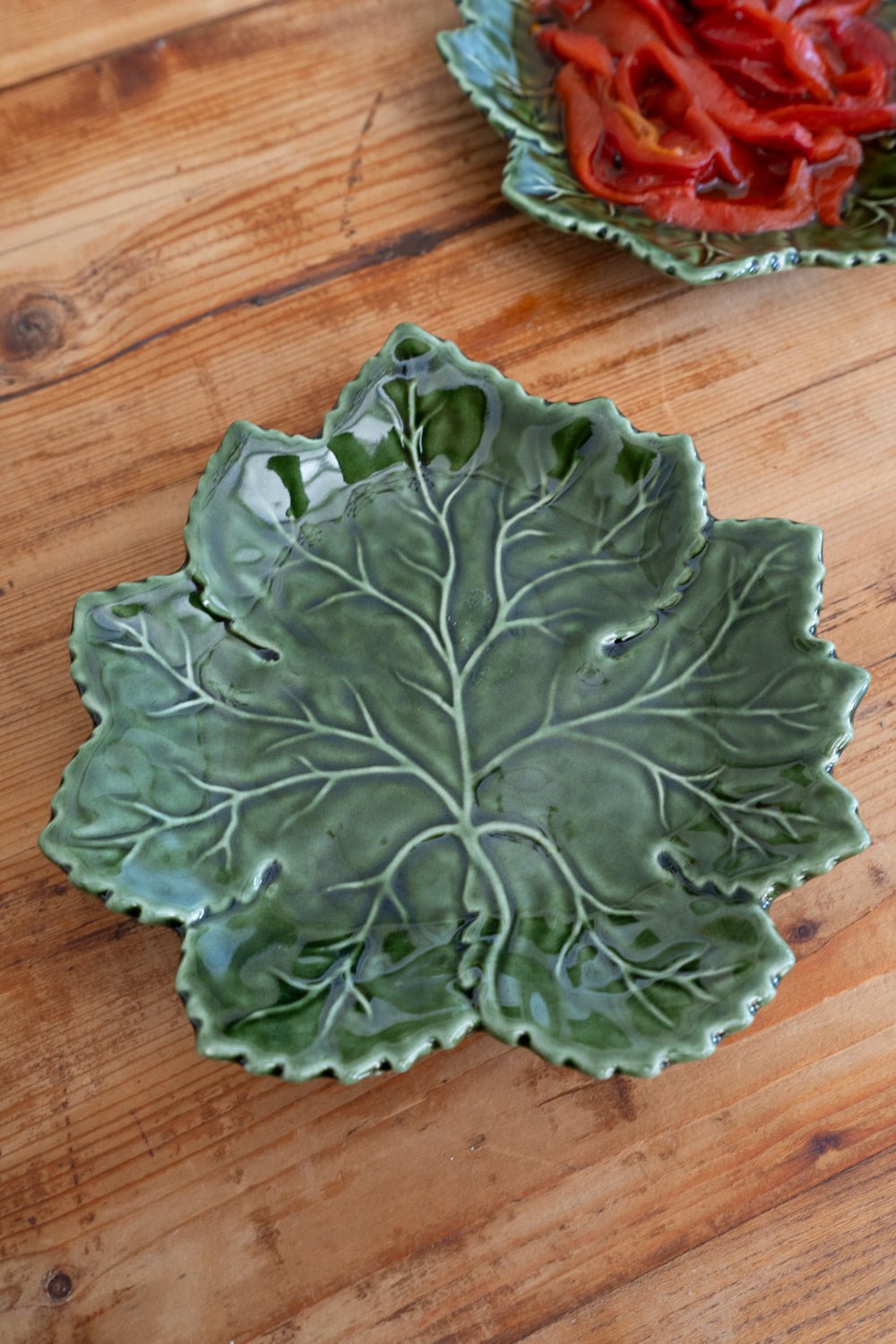 Plato De Postre Hoja De Parra - Cristina Oria