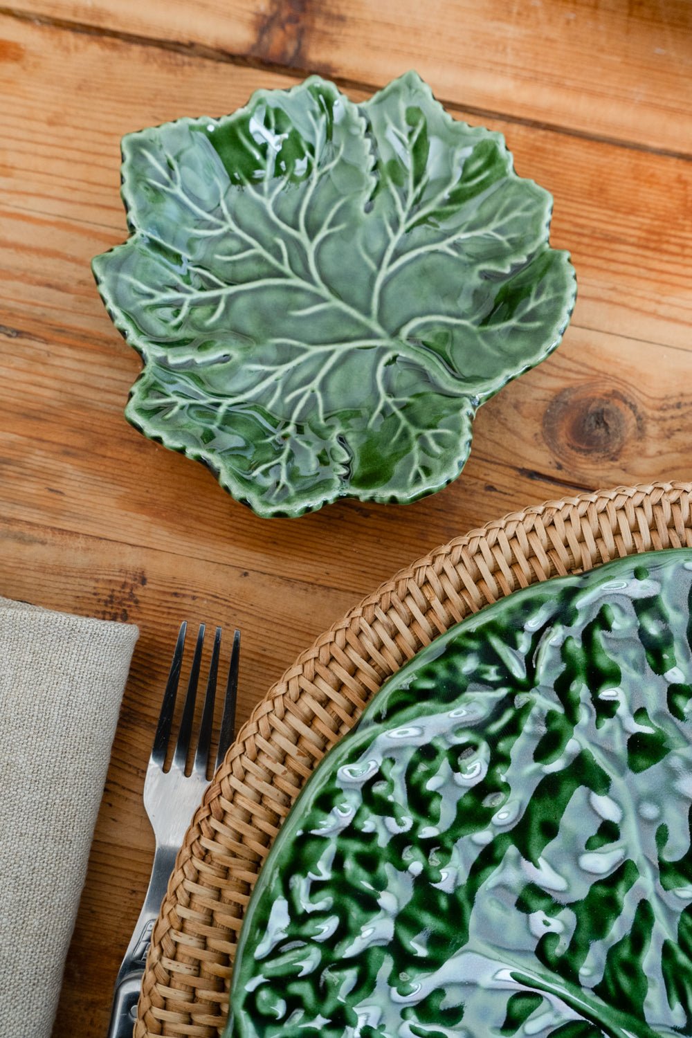 Plato De Pan Hoja De Parra - Cristina Oria