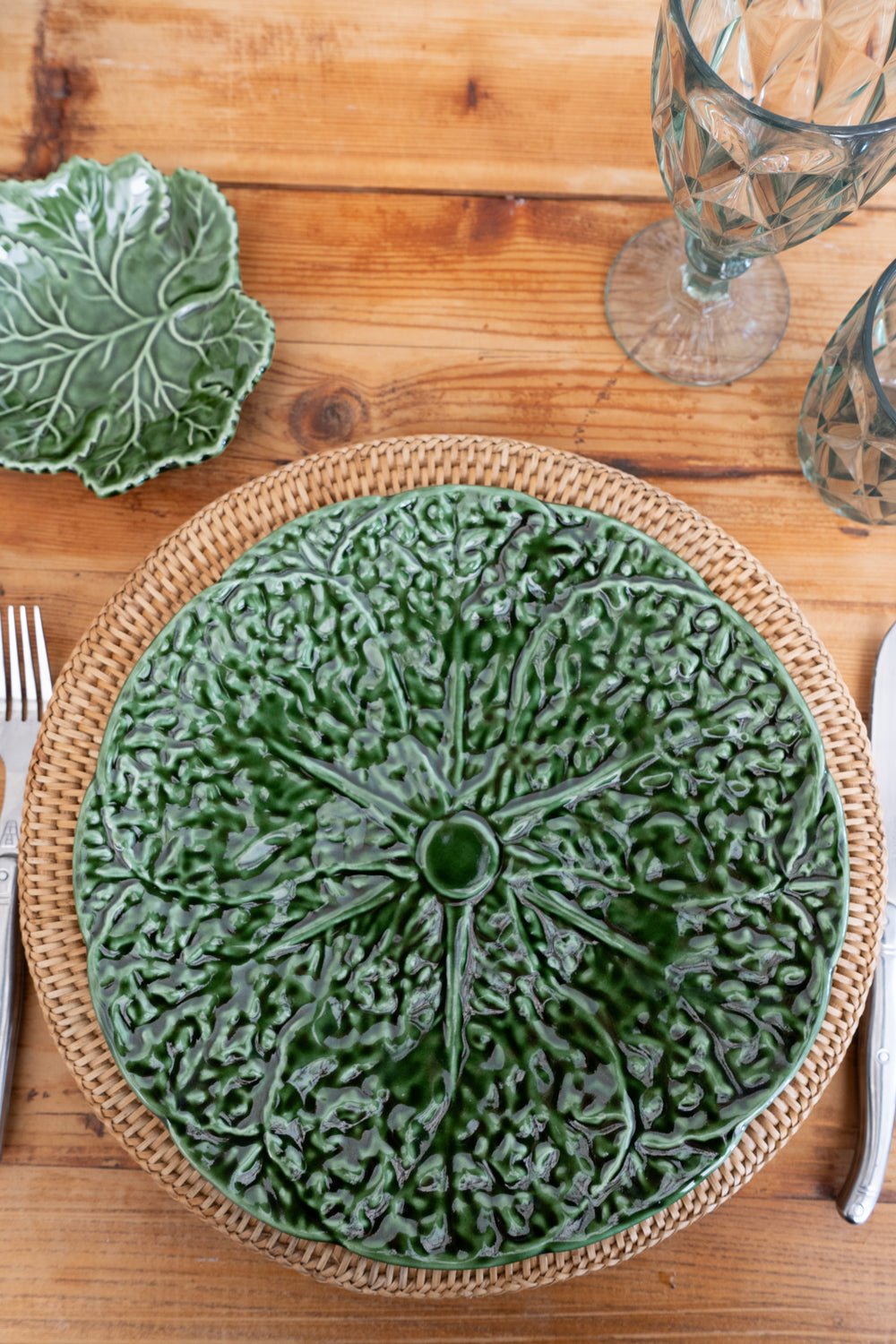 Plato Llano Flor De Col - Cristina Oria