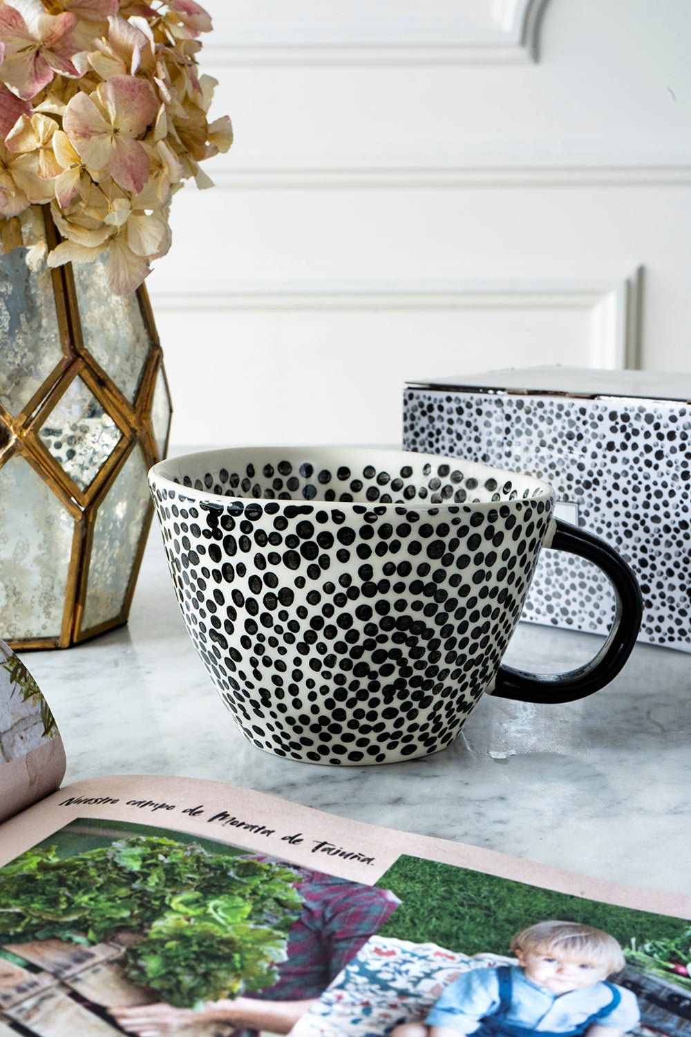 Mug Artesana Puntos Co - Cristina Oria