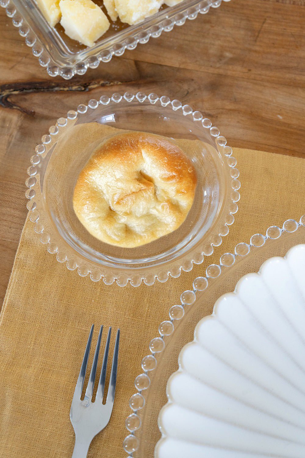 Plato De Pan Cristal Bolitas - Cristina Oria