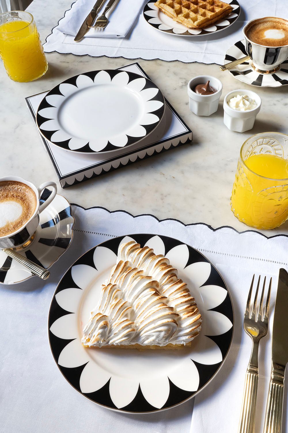 Plato Postre Ondas Cristina Oria - Cristina Oria