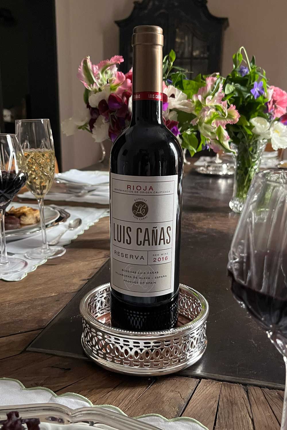 Posa Botellas Plata Co - Cristina Oria