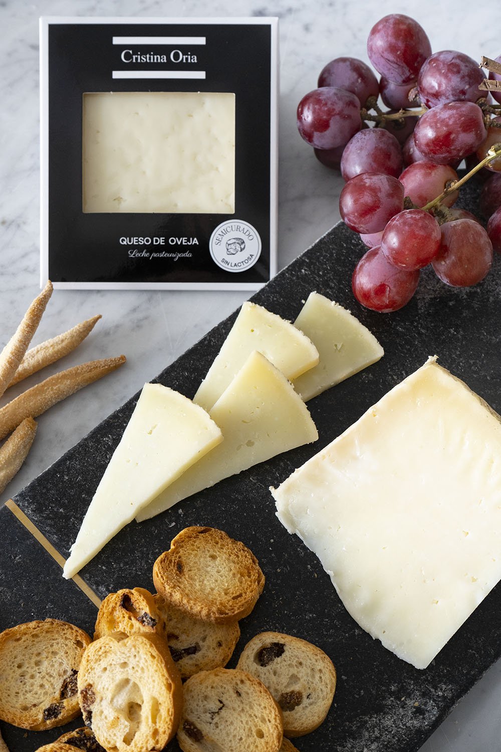 Queso De Oveja Semicurado Sin Lactosa 250G - Cristina Oria