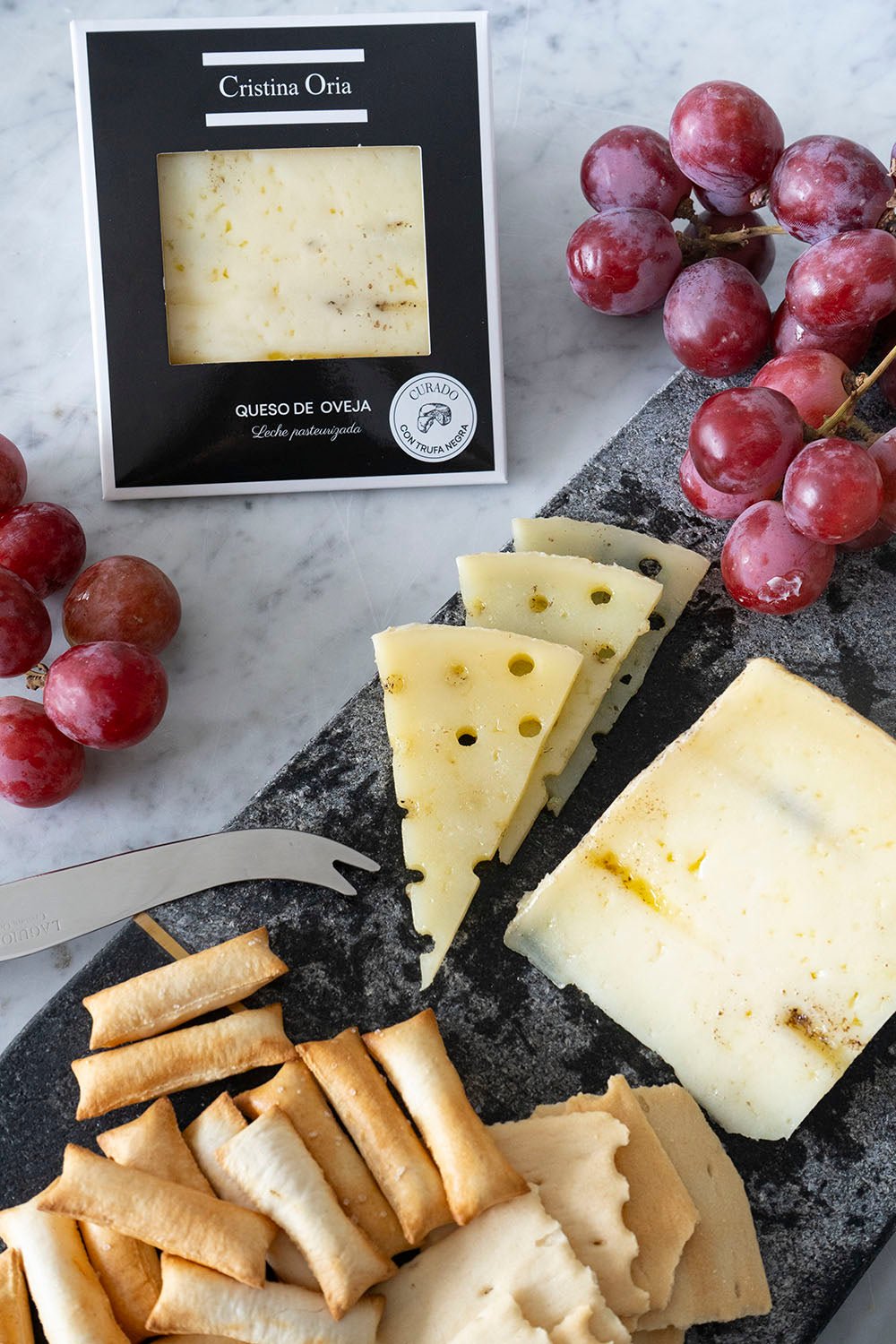 Queso De Oveja Curado Con Trufa Negra 250G - Cristina Oria