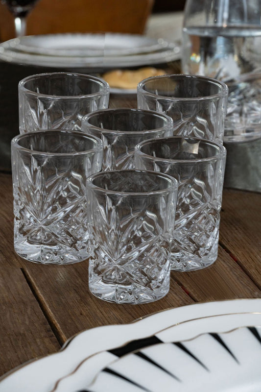 Set 6 Vasos Cristal Minis Espiga - Cristina Oria
