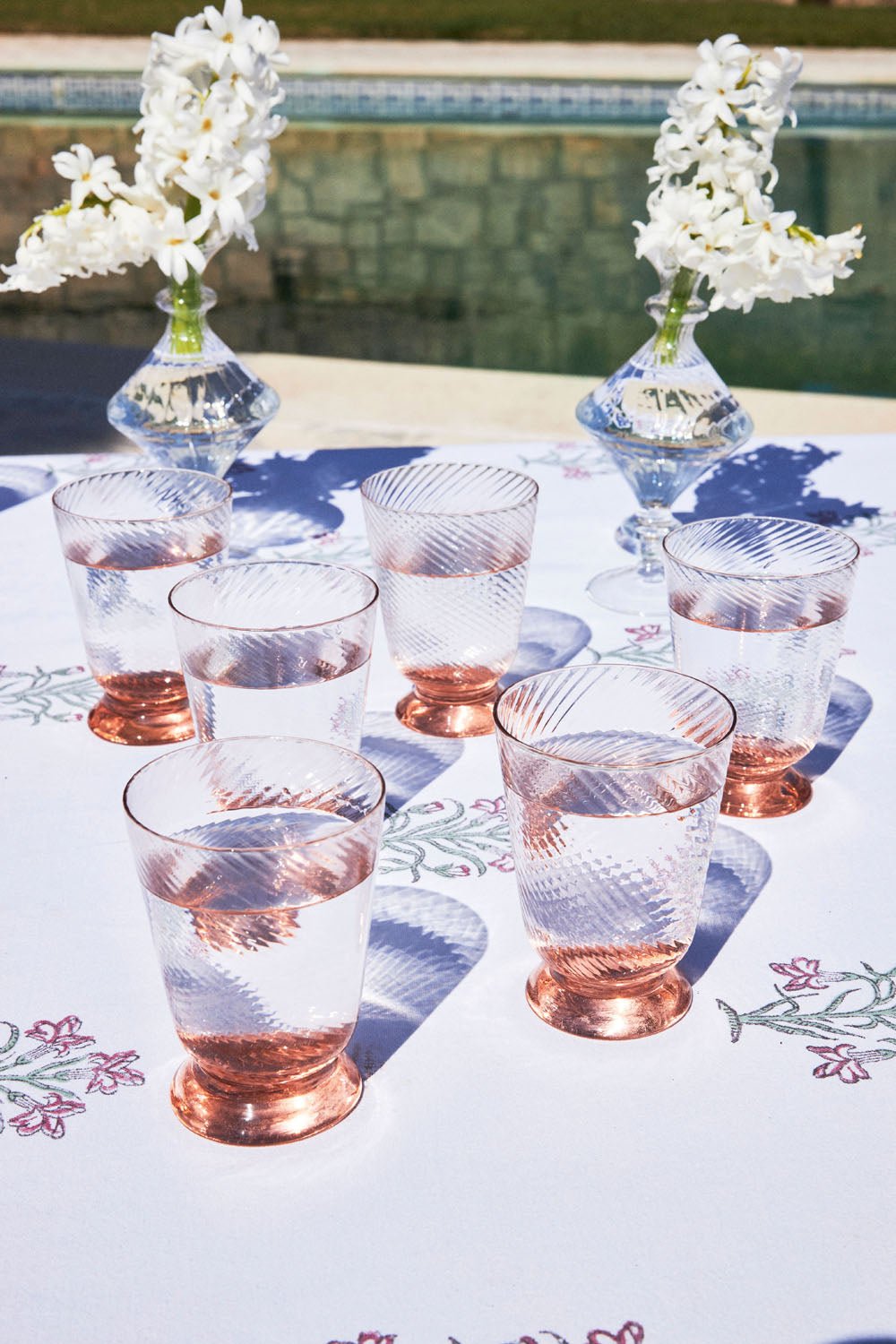 Set 6 Vasos Coral Texturizados Cristina Oria - Cristina Oria
