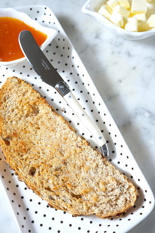 Cuchillo Foie Blanco Laguiole Co En Caja De Madera - Cristina Oria