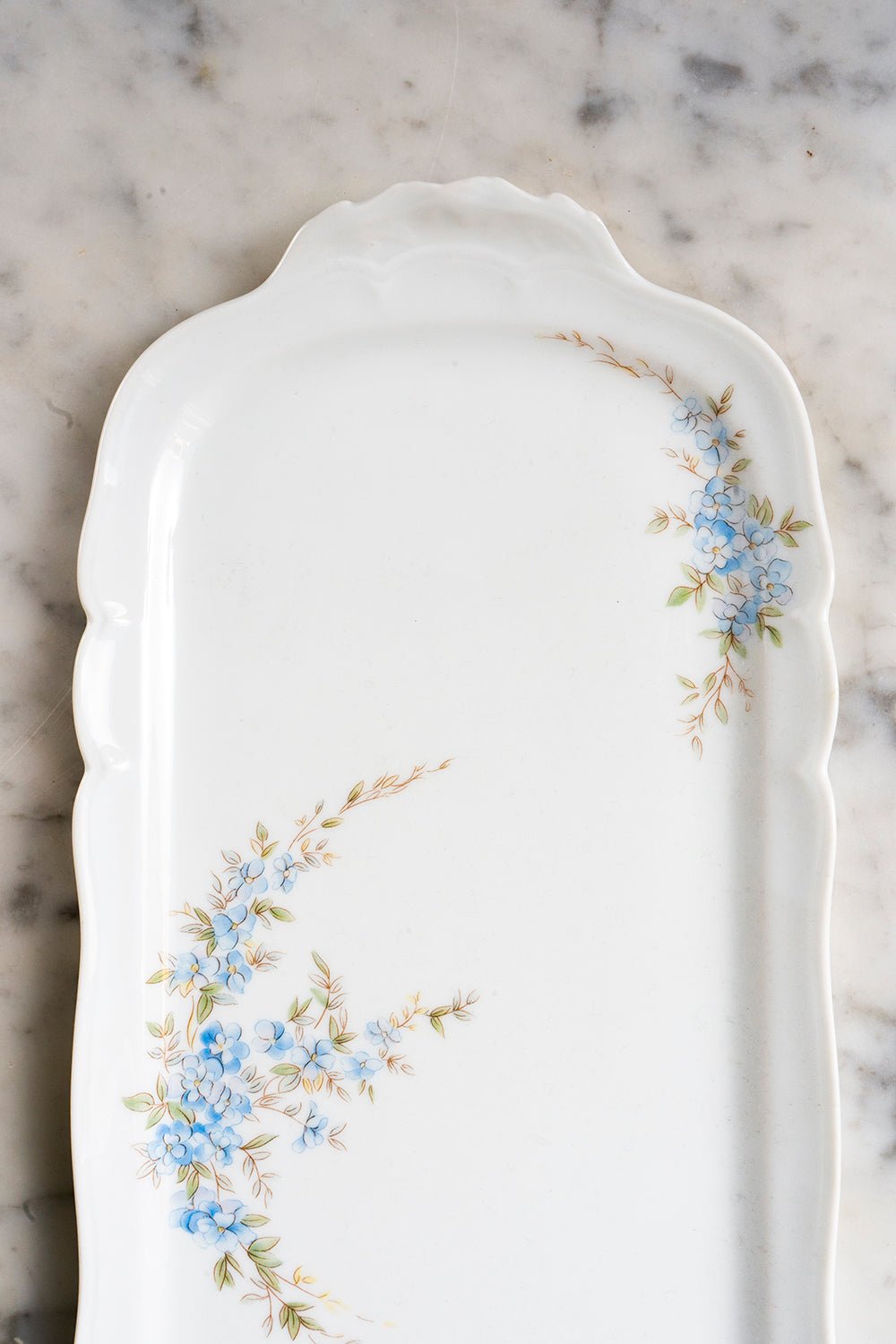 Vajilla Limoges Flores Celestes 62 Piezas - Cristina Oria