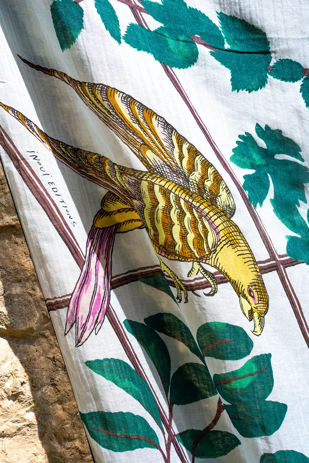Pañuelo Con Estampado Selva Tropical - Cristina Oria