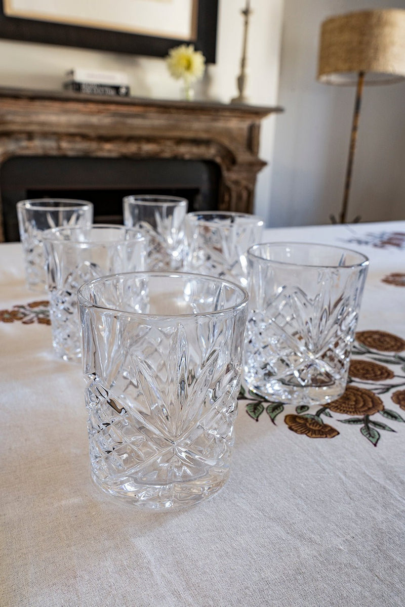 Set de 6 Vasos de Vidrio Lisos Cristal INSPIRA