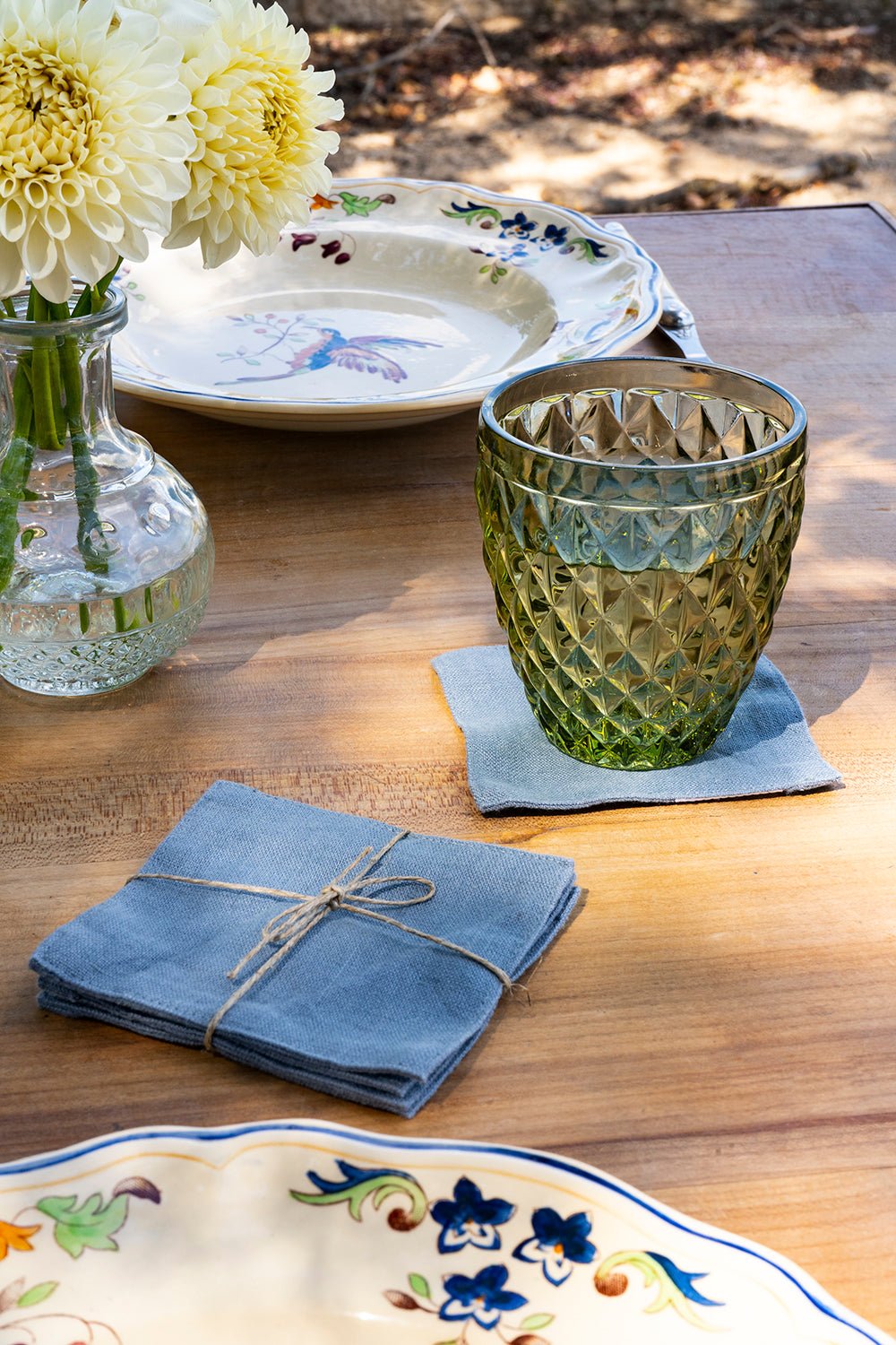 Set De Cuatro Posavasos De Lino - Cristina Oria