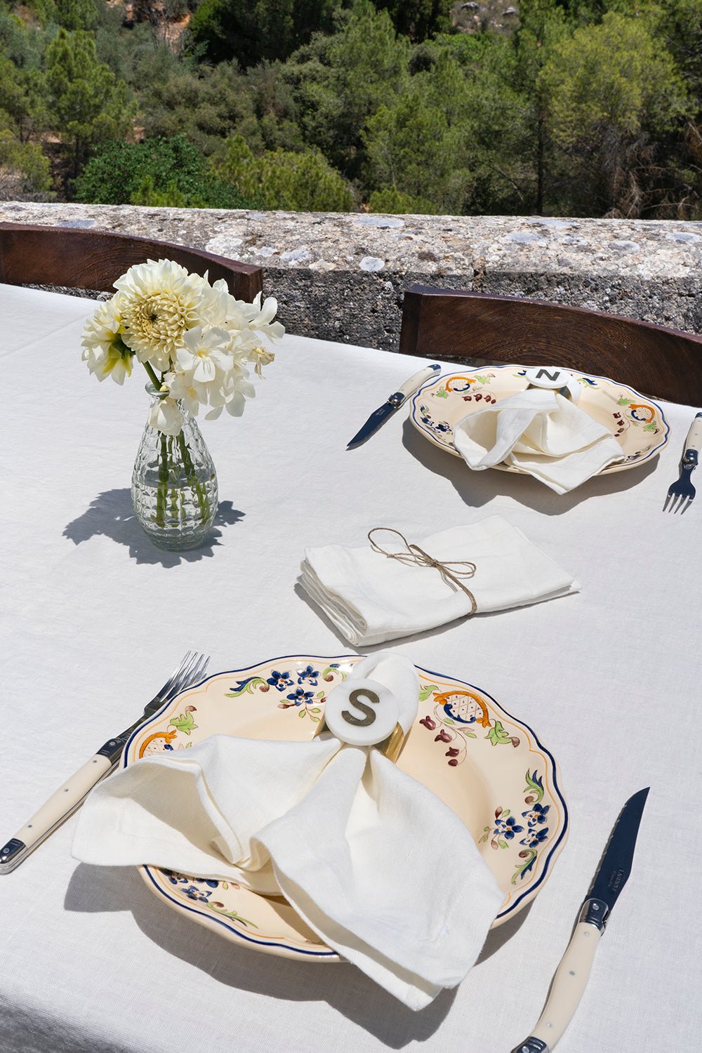 Set De Dos Servilletas De Lino - Cristina Oria