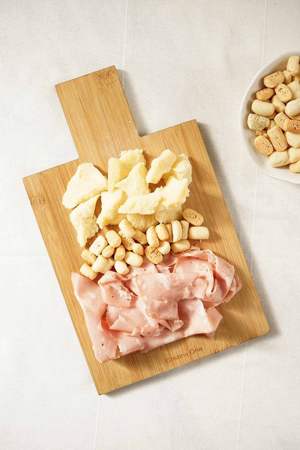 Tabla Co Con Mango De Madera De Bambú - Cristina Oria