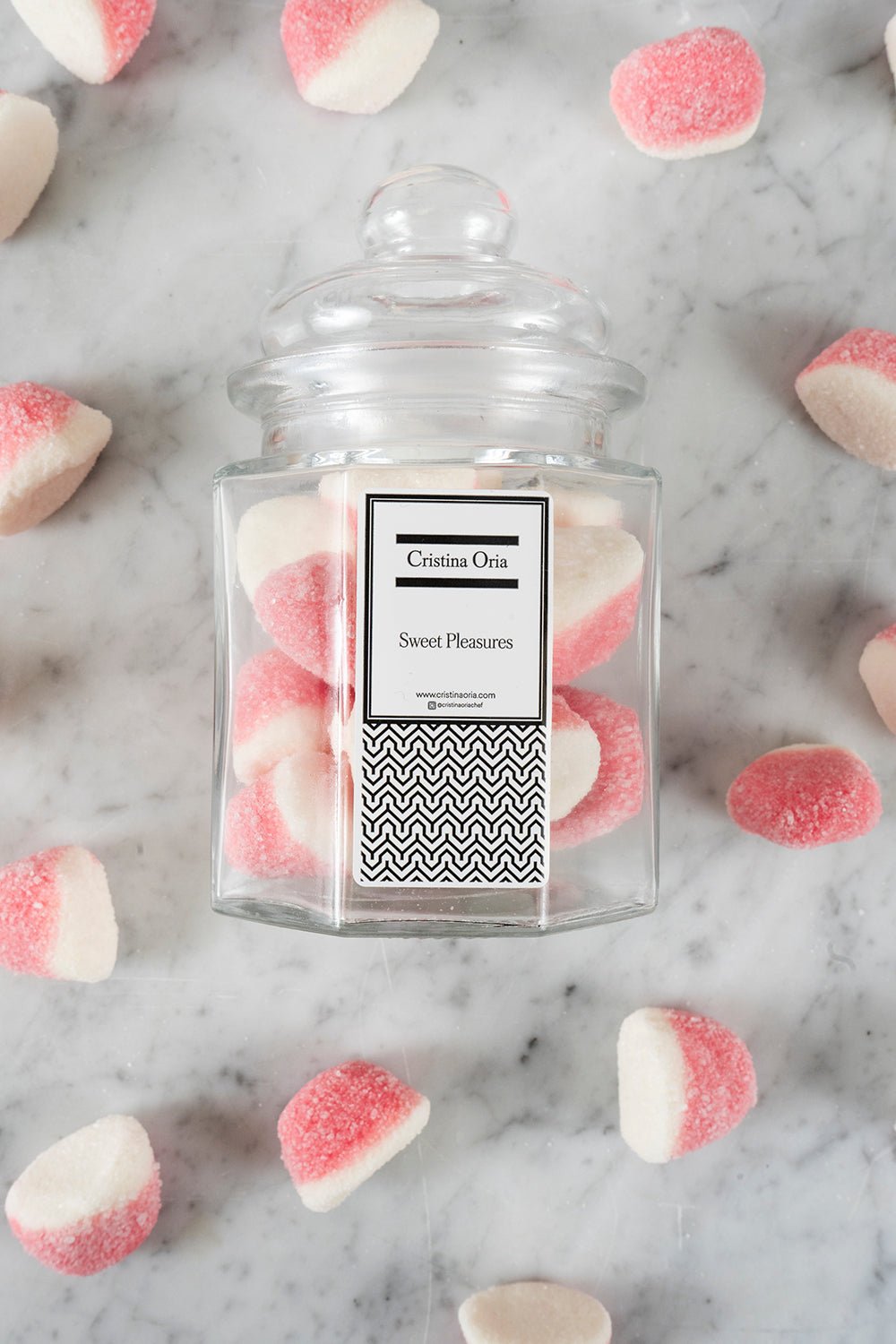 Chuches Fresa Y Nata Tarro Cristal 150G - Cristina Oria