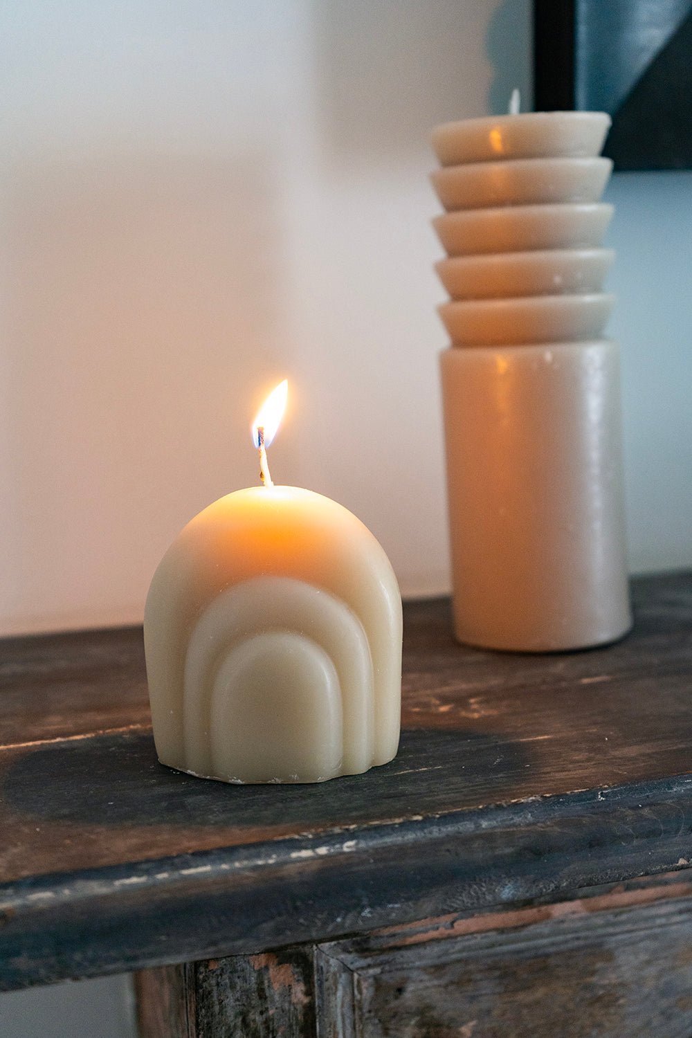 Vela Ovalada Con Relieve - Cristina Oria